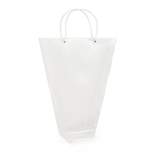 Clear Rose Vase Bag