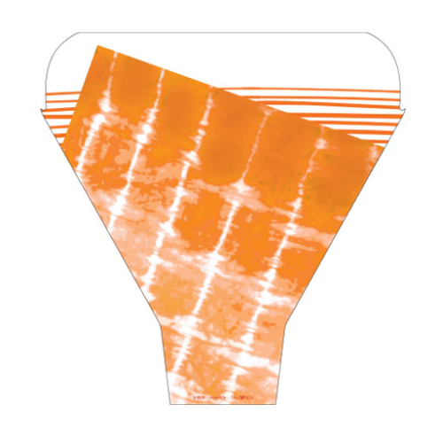 Shibori  Sleeve - Orange