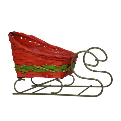 Natural Sleigh Basket Container