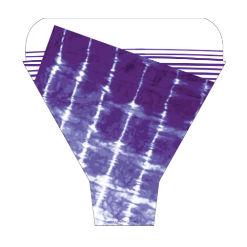 Shibori  Sleeve - Purple