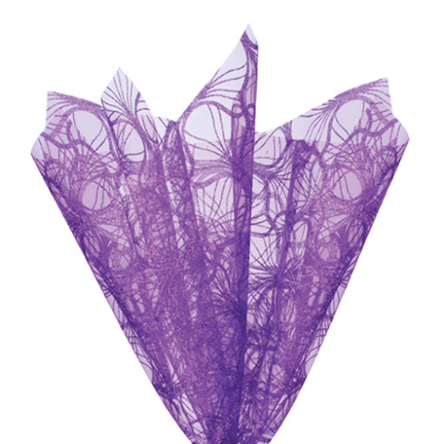 Gatsby Glitter Organza - Purple