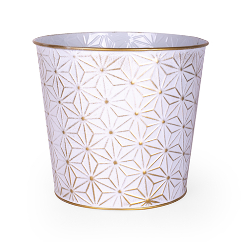 Golden Stars Container - White