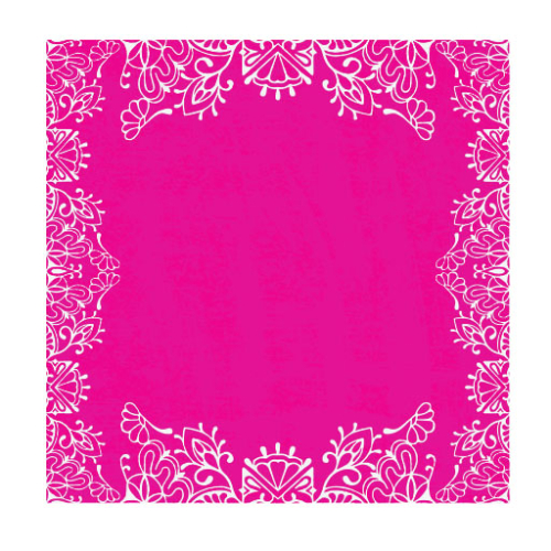 Belle Sheet BOPP - Hot Pink
