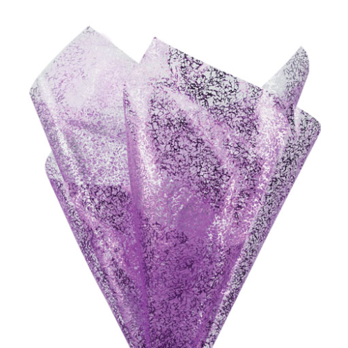 Soiree Foil Organza - Purple