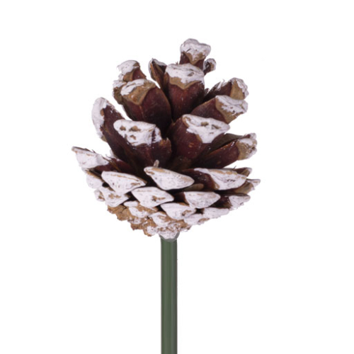 Pinecone Pick - Frosted White