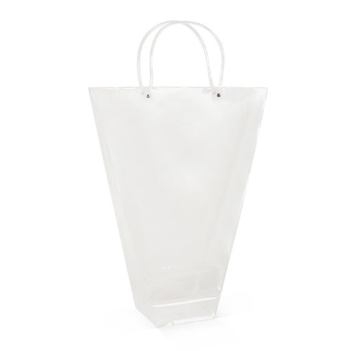 Clear Rose Vase Bag - Clear