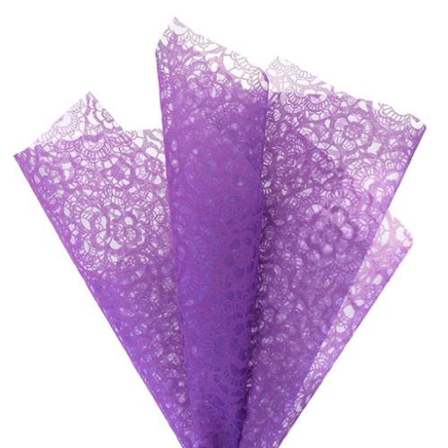 Spanish Lace Organza - Purple