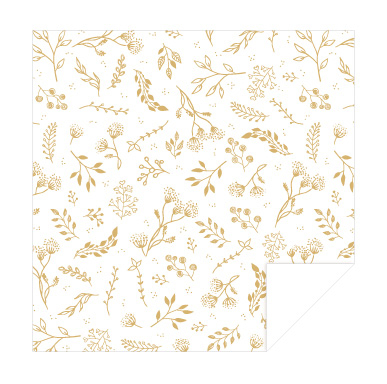 Botanica Sheet Kraft - White/Gold