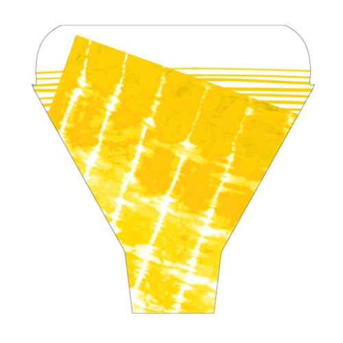 Shibori  Sleeve - Yellow